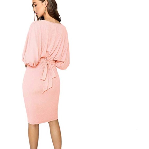 BIANCA Tie Waist Sweater Dress - Picture 2 of 6